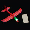 35cm DIY Kids Toys Hand Throw Flying Glider Planes Foam Aeroplane Model Glow In The Dark Flying Glider Plane Toys For Children