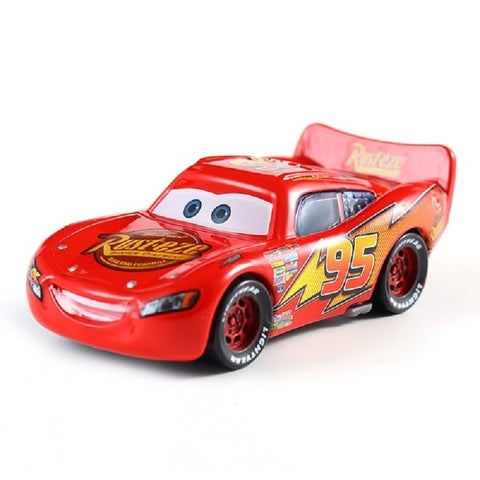 NewDisney Pixar sedan 3 toy car McQueen Jackson storm 1:55 die-cast metal alloy model toy car 2 boys birthday Christmas gift